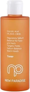 New Paradise Gözenek Sıkılaştırıcı Siyah Nokta Karşıtı Sebum Dengeleyici Akne Karşıtı Tonik 200 Ml ürün görseli 1