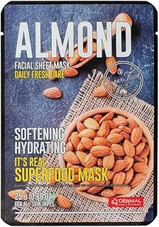Dermal Its Real Superfood Badem Nemlendirici Yüz Maskesi Karma Tek Ebat ürün görseli 1
