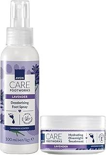 Avon Lavanta Özlü Ayak Gece Kremi Koku Önleyici Sprey Set ürün görseli 1