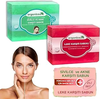 2'Li Set Doğal Karşıtı Sabun Sivilce Akne Karşıtı Sabun Yüz Sabun Seti ürün görseli 1