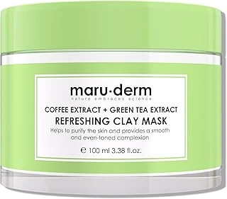 Maru.Derm Kahve Özü + Yeşil Çay Özü Ferahlatıcı Kil Maskesi 100 Ml ürün görseli 1