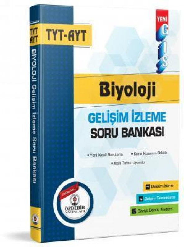 TYT AYT Biyoloji Gelişim İzleme Soru Bankası Özdebir Yayınları ürün görseli 1
