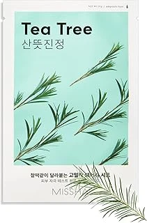 Missha Çay Ağacı Özlü Sağlayan Yaprak Maske (1Ad) Airy Sheet Mask Tea Tree ürün görseli 1