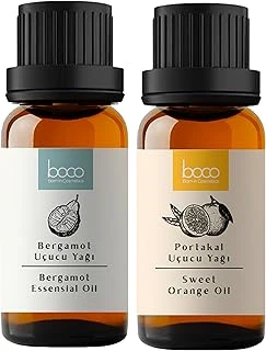 Boco Born In Cosmetics 2'Li Avantajlı Paket Derin Odaklanma Portakal Bergamot Uçucu Yağı 20 Ml; Verici, Buhurdanlık, Masaj, Uyku, Banyo, Spa, Cilt Saç Bakımı İçin ürün görseli 1