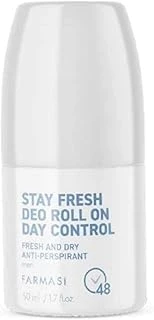 Farmasi Stay Fresh Deo Rollon Anti-Perspirant Deo Roll On Erkek Day Control 50 Ml ürün görseli 1