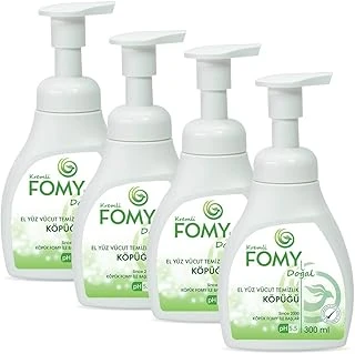 Fomy Doğal Köpük Sabun El Yüz Vücut 300 Ml 4 Adet ürün görseli 1