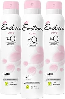 Emotion Love Kadın Alüminyumsuz Vegan Deodorant 3X150 Ml ürün görseli 1