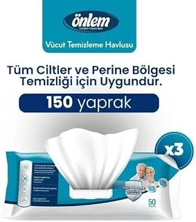 Önlem Vücut Temizleme Havlusu, 150 Adet ürün görseli 1