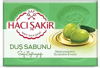 Hacı Şakir Zeytinyağı Gliserinli Saf Zeytinyağı Duş Sabunu (4 Adet) ürün görseli 1