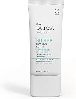 The Purest Solutions, Yağlı Karma Ciltler İçin Matlaştırıcı Güneş Koruyucu Spf 50, 50 Ml ürün görseli 1