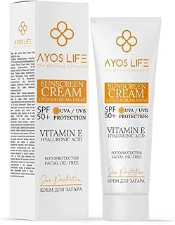 Ayoslife Koruyucu Güneş Kremi, Güneşe Karşı Cildi Korur, Gözenekleri Tıkamaz, Nemlendirir. ürün görseli 1