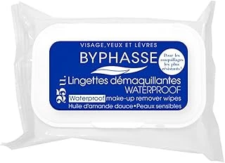 Byphasse 2'Li Paket Su Geçirmez Makyaj Temizleme Mendilleri, Hassas Ciltler İçin, 25 Adet ürün görseli 1