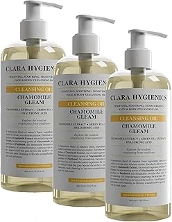 Chamomile Gleam Moisturizing Make-Up And Body Cleansing Oil 400Ml Temizleme Yağı (3 Paketi) ürün görseli 1