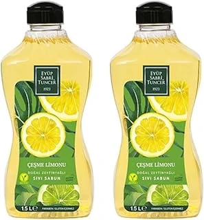 Doğal Zeytinyağlı Sıvı Sabun Çeşme Limonu Sıvı Sabun 1500 Ml X 2 ürün görseli 1