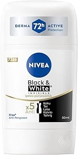 Kadın Stick Deodorant Black&White Invisible İpeksi Pürüzsüzlük 72 Saat Anti-Perspirant Koruma, 50 Ml ürün görseli 1