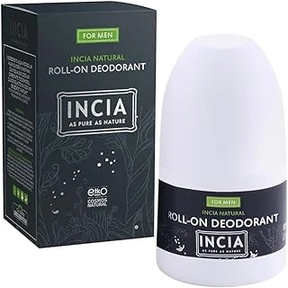 Incia%100 Doğal Roll On Deodorant Erkekler İçin Ter Kokusu Önleyici Lekesiz 50 Ml ürün görseli 1