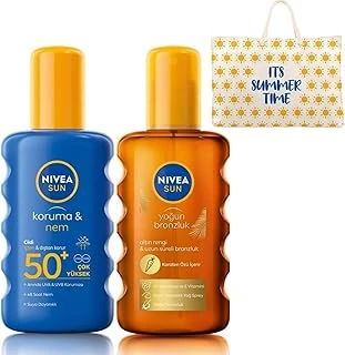 Sun Spf 50+ Koruma & 48 Saat Nemlendirme Güneş Kremi Sprey 200 Ml Karoten Özlü Yoğun Bronzlaştırıcı Sprey Güneş Yağı 200 Ml ürün görseli 1