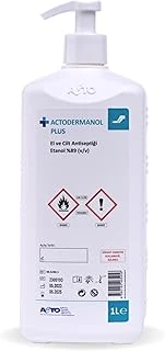 Actodermanol® 1L – El Cilt Antiseptiği |%89 Etanol (V/V) İçerikli Hızlı Etkili Dezenfektan | Zararlı Mikroorganizmalara Karşı Etkin Koruma | Cilt Dostu, Hızlı Kuruyan Formül ürün görseli 1