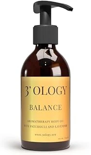 3'Ology Aromatherapy Body Oil With Patchouli And Lavender, 250 Ml ürün görseli 1