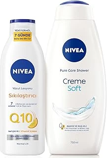 Creme Kremsi Dokunuş Duş Jeli 750Ml Q10 Sıkılaştırıcı Nemlendrici Vücut Bakım Losyonu 250Ml ürün görseli 1