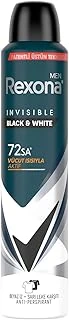 Men Erkek Sprey Deodorant Invisible Black & White 72 Saat Kesintisiz Üstün Koruma 200 Ml ürün görseli 1