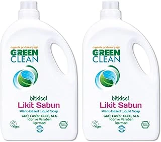 U Green Clean Green Clean Organik Portakal Yağlı Bitkisel Likit El Sabunu 2,75 Lt 2'Li ürün görseli 1