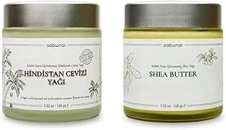 Bakım Seti Hindistan Cevizi Yağı Shea Yağı Soğuk Sıkım Ham İşlenmemiş Katkısız Doğal ürün görseli 1