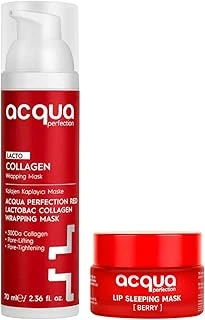 Collagen Nemlendirici Soyulabilir Yüz Onarıcı/Nemlendirici Dudak Bakım Maskesi Seti ürün görseli 1