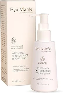 Eva Maree Cilt Beyazlatıcı Scrubber, Organik Aloe Vera Jel İçerikli Öncesi Cilt Arındırıcı | Ayçiçek Yağı & E Vitamini Ile Aydınlatıcı, Pürüzsüzleştirici Nemlendirici Formül, 150Ml ürün görseli 1