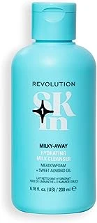 Revolution Skin Milky-Away Nemlendirici Temizleme Sütü, Nemlendirici Temizlik Sütü, Makyajı Yumuşak Bir Şekilde Giderir, Tüm Cilt Tipleri Için, Vegan Hayvanlar Üzerinde Denenmemiştir, 200 Ml ürün görseli 1