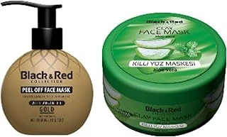 Siyah Noktalara Karşı Soyulabilir Gold Yüz Maskesi 250 Ml Killi Yüz Maskesi 400 Gr ürün görseli 1