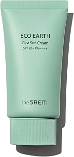 The Saem Cica Özlü Sakinleştirici Etkili Güneş Kremi 50Gr - Earth Cica Sun Cream Spf 50+ Pa++++ ürün görseli 1