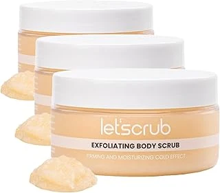 Let'Scrub Cold Effect Body Scrub, Mentollü Kafur (3 Paketi) ürün görseli 1