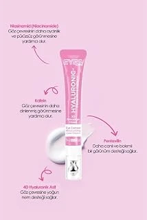 Wemara Hyaluronic Acid&Moisturizing (Pembe) Eyes Gym Ml ürün görseli 1