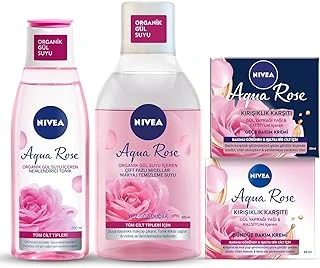 Aqua Gül Suyu İçeren Çeyiz Seti, Makyaj Temizleme Suyu 400Ml, Tonik 200Ml, Gündüz Gece Kremi ürün görseli 1