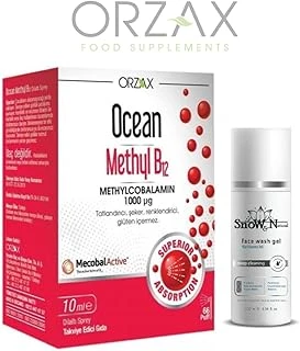 Sprey Formunda Methyl B12 1000 (Metilkobalamin) 10 Ml + Yüz Temizleme Jeli, Snowcosmeticocean16 ürün görseli 1