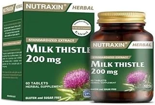 Nutraxin Milk Thistle Deve Dikeni Ekstresi 200 60 Tablet + Facial Cleanser Hediye, Snowcosmeticjl17 ürün görseli 1
