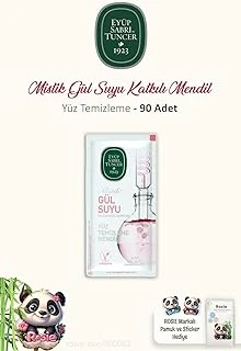 3 Paket 30'Lu Gül Suyu Yüz Mendili Ve%100 Pamuk Rosie ürün görseli 1