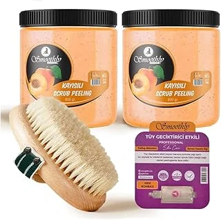 1.600 G. Body Scrup Selülit Peeling Batık Karşıtı Vücut Peelingi Doğal Atkili Firçali ürün görseli 1
