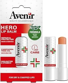 Avenir Hero Vegan Dudak Bakım Kremi - Kuruyan Çatlayan Dudaklar Için 24 Saat Etkili ürün görseli 1