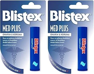 Blistex Medplus Stick Kuru Çatlamış Dudaklara Onarıcı Ferahlatıcı Dudak Bakım Kremi Spf 15 X2 ürün görseli 1