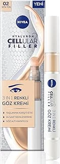 Hyaluron Cellular Filler Renkli Göz Bakım Kremi 4 Ml, Orta Ton, Göz Altı Kapatıcısı, Nemlendirici ürün görseli 1