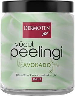 Dermoten Body Scrub Avokadolu Vücut Peelingi 250 Ml ürün görseli 1