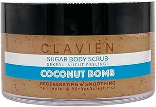 Clavien Coconut Bomb Sugar Body Scrub ürün görseli 1