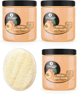 Smoothly Peeling Avantaj Seti 800Gr X 3 Adet Batık Için Kayısı Peeling + Uygulama Doğal Kabak Lifi ürün görseli 1
