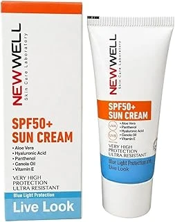 New Well Spf50+ Güneş Kremi, Uva Uvb & Işık Korumalı, Aloe Vera Hyaluronik Asit İçerikli, 50 Ml ürün görseli 1