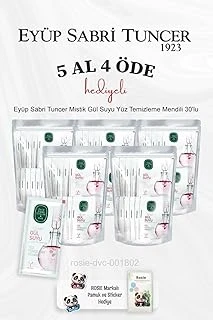 Mistik Gül Suyu Yüz Temizleme Mendili 30'Lu 5 Al 4 Öde Rosie Pamuk ürün görseli 1