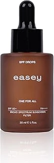 Easey Spf Drops 50+ Faktör Parfümsüz Yüz Vücut Güneş Koruyucu Filtre Pa++++ Uva/Uvb Filtreli 30 Ml ürün görseli 1