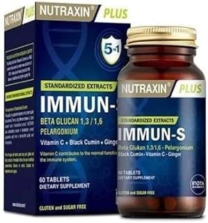 Nutraxin Immun-S Beta Glukan 1,3/1,6 200 60 Tablet + Facial Cleanser Hediye, Snowcosmeticjl14 ürün görseli 1