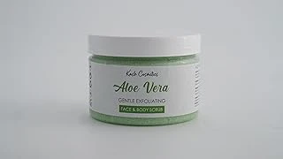 Kash Cosmetics Aloe Vera Scrub 180 Ml – Yüz Vücut İçin Doğal Peeling Kremi – Ölü Deri Temizleyici, Cilt Yenileyici, Nemlendirici, Hassas Ciltler İçin Uygun ürün görseli 1